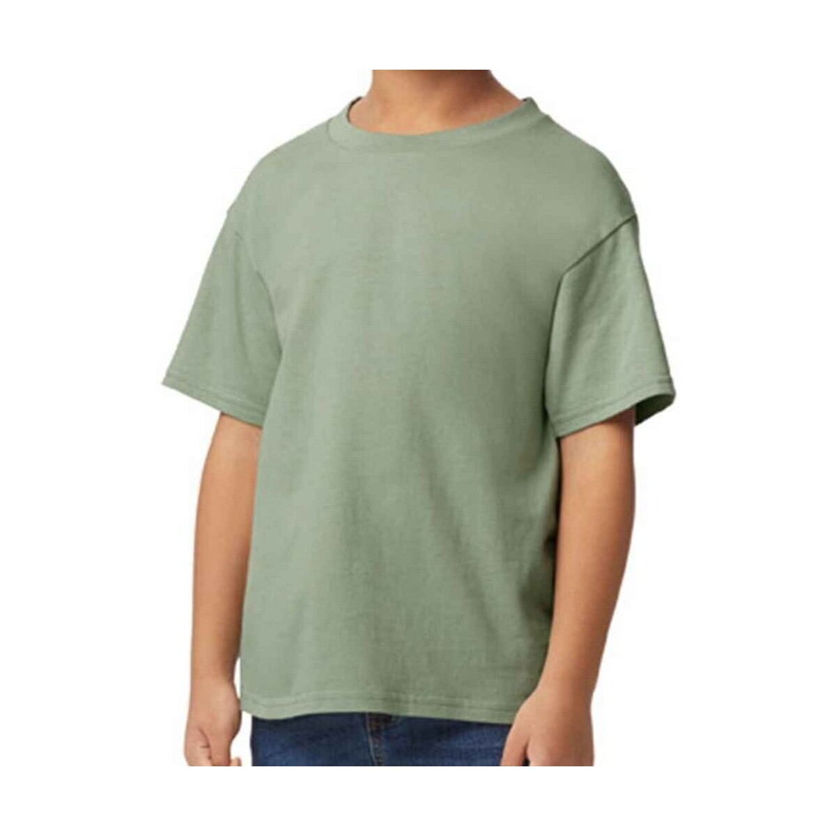 Vêtements Enfant T-shirts down manches longues Gildan GD15B Vert