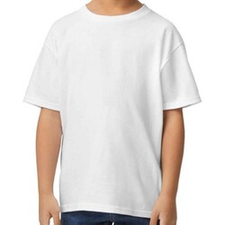 Vêtements Enfant T-shirts manches longues Gildan GD15B Blanc