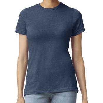 Vêtements Femme versace tresor de la mer print sleeveless t shirt item Gildan GD93 Bleu