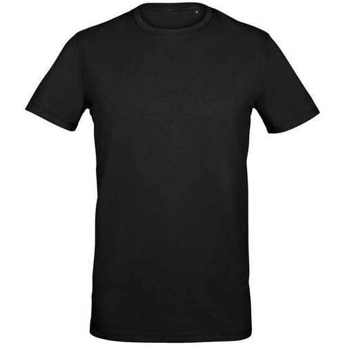 Vêtements Homme T-shirts Gris manches longues Sols Millenium Noir