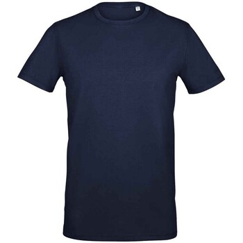 Vêtements Homme T-shirts The manches longues Sols Millenium Bleu