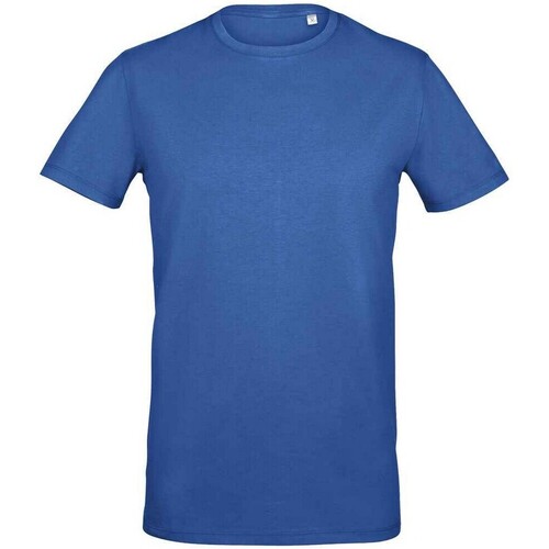 Vêtements Homme T-shirts manches longues Sols Millenium Bleu