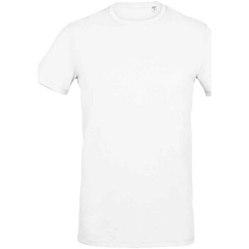 Vêtements Homme T-shirts manches longues Sols Millenium Blanc