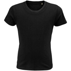 Vêtements Enfant T-shirts manches courtes Sols Pioneer Noir