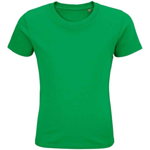 Vêtements Enfant T-shirt with puff sleeves Sols 3578 Vert