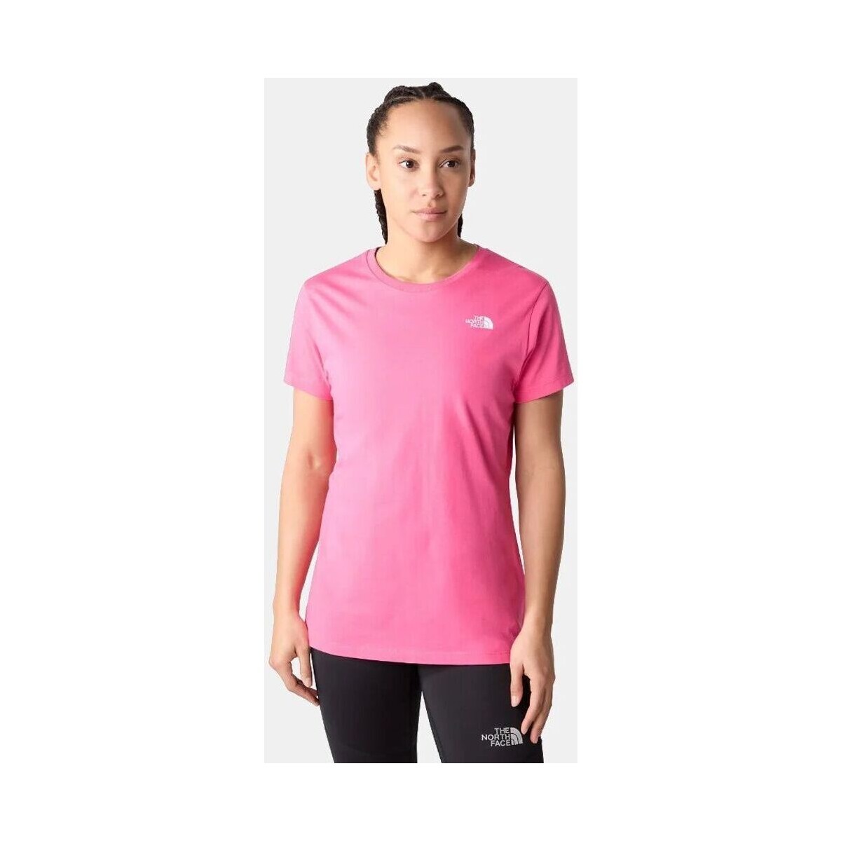 Vêtements Femme T-shirts & Polos The North Face NF0A4T1AN161 DOME TEE-PINK GLOW Rose
