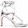 Chaussures Femme Sandales et Nu-pieds Leindia 82658 Argenté