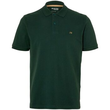 Vêtements Homme T-shirts & Polos Selected 16087839 DANTE-TREKKING GREEN Vert