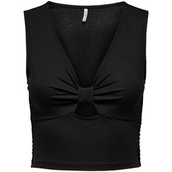 Vêtements Femme Débardeurs / T-shirts sans manche Only 15294427 JANY-BLACK Noir