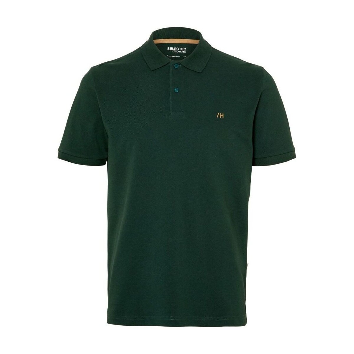 Vêtements Homme T-shirts & Polos Selected 16087839 DANTE-TREKKING GREEN Vert