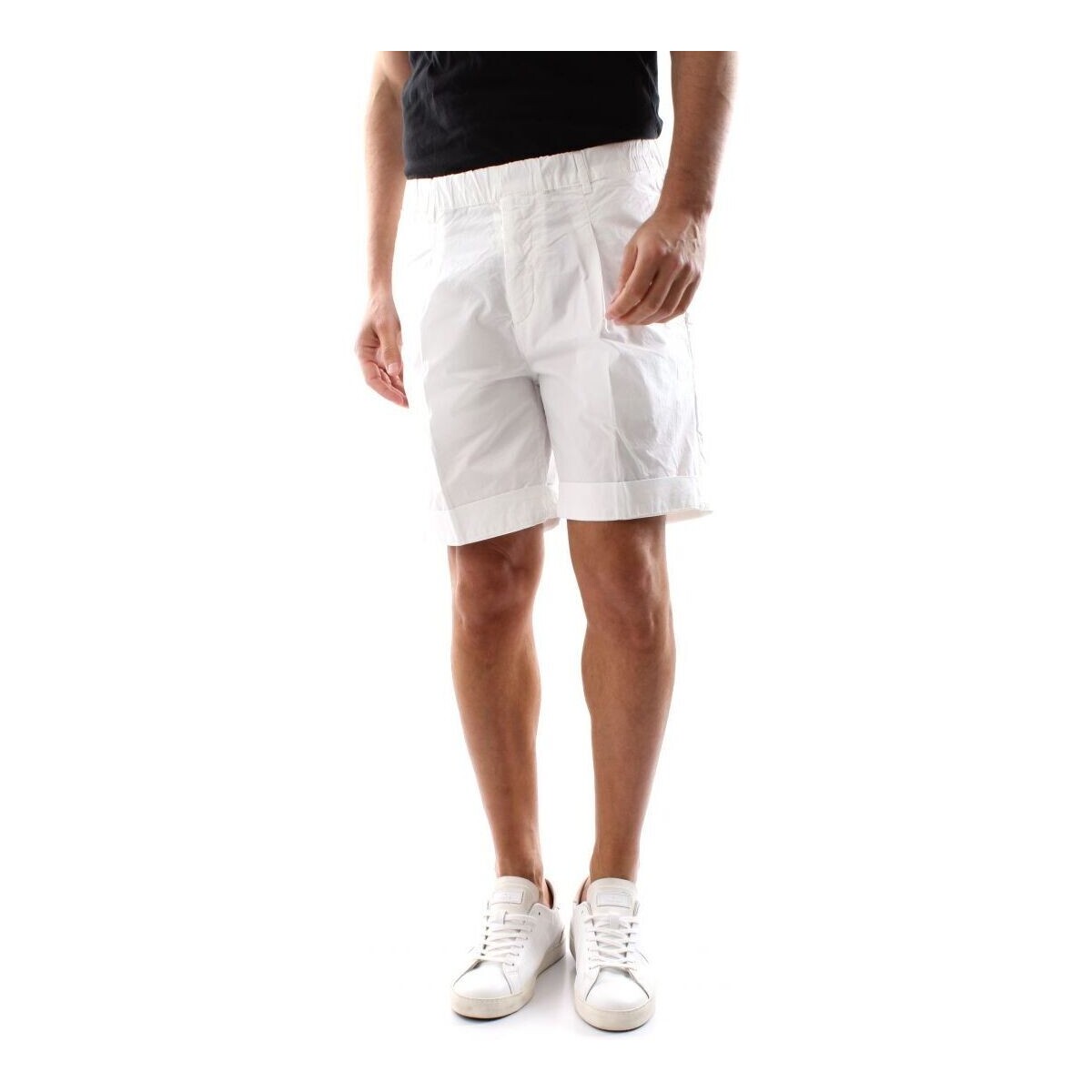 Vêtements Homme Shorts oscar / Bermudas 40weft MIKE 1273-40W441 WHITE Blanc