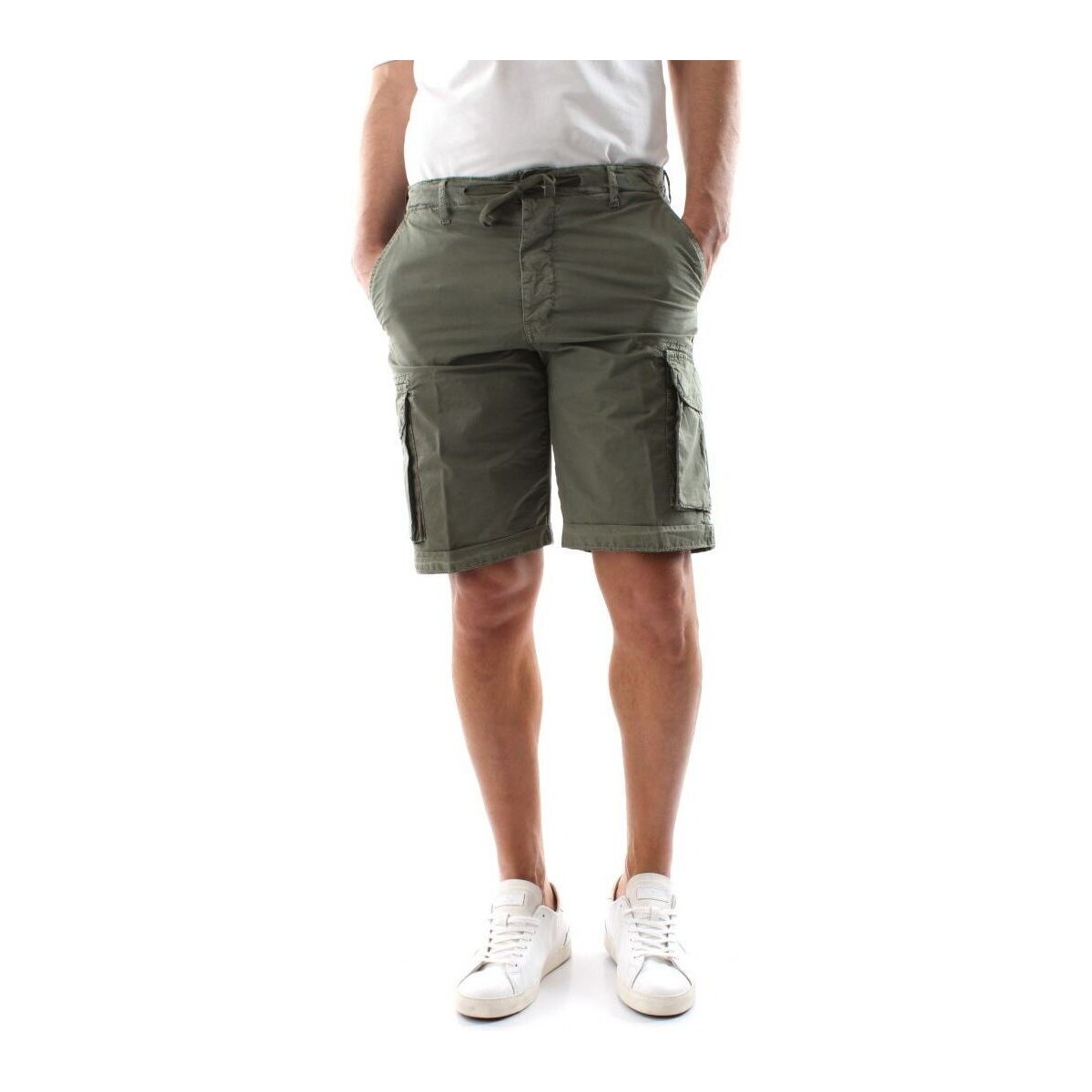 Vêtements Homme inagua Shorts / Bermudas 40weft NICKSUN 1274-W2359 MILITARE Gris