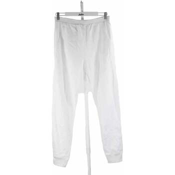 Vêtements Femme Pantalons Lustres / suspensions et plafonniers Pantalon de sport en coton Blanc