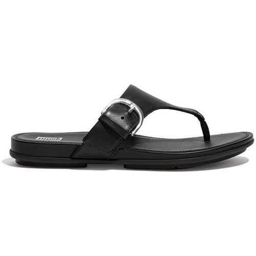 Chaussures Femme Sandales et Nu-pieds FitFlop Gracie Toe-Post Des Sandales Noir