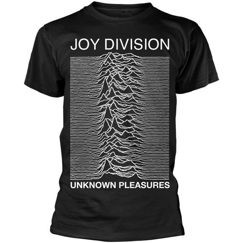 Vêtements T-shirts manches longues Joy Division Unknown Pleasures Noir
