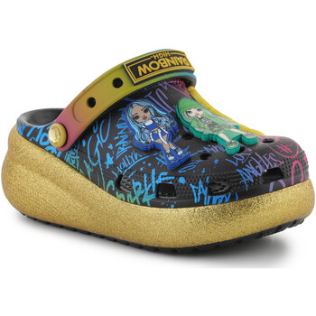 Chaussures Fille Sandales et Nu-pieds Crocs fringed Classic Rainbow High Cutie Clog K 208116-90H Multicolore