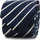 Vêtements Homme Cravates et accessoires Suitable Cravate Soie Marine Rayé Bleu