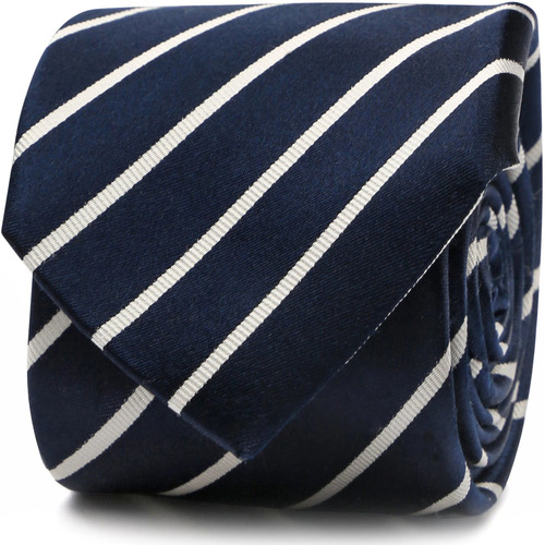 Vêtements Homme Cravates et accessoires Suitable Obambo T-shirt Col Rond Blanc Bleu