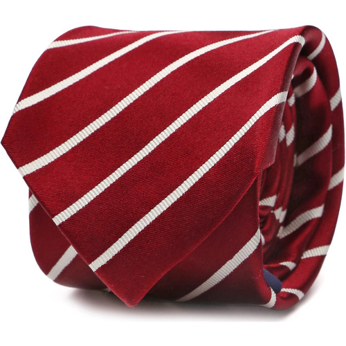 Vêtements Homme Nœud Tricoté Taupe Suitable Cravate Soie Rouge Rayé Rouge
