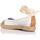Chaussures Femme Espadrilles Top 3 Shoes 23456 Blanc