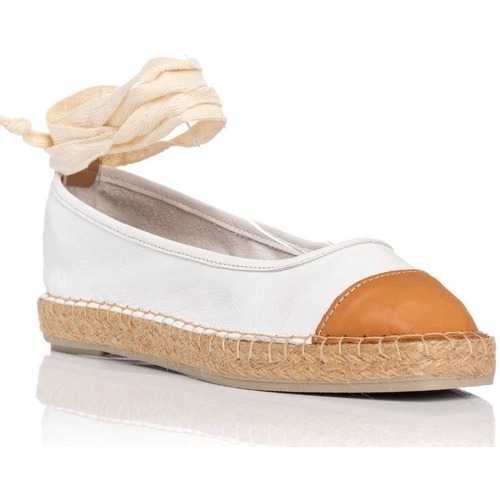 Chaussures Femme Espadrilles Top 3 Shoes beaded 23456 Blanc
