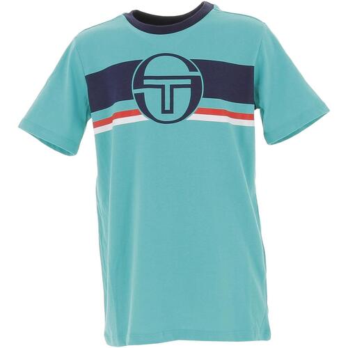 Vêtements Garçon T-shirts manches courtes Sergio Tacchini Fountain t shirt 1 jr Bleu