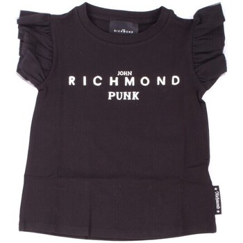 Vêtements Fille T-shirts manches courtes John Richmond RGP23070TS Noir