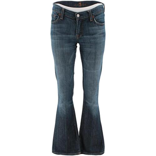 Vêtements Femme Jeans 7 for all Mankind Jean Long en coton Bleu