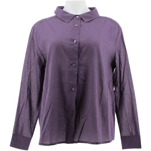 Vêtements Femme Débardeurs / T-shirts sans manche Diega Chemise en coton Violet