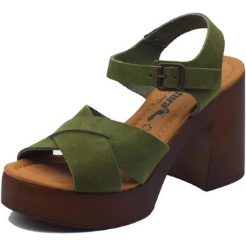 Chaussures Femme Sandales et Nu-pieds Bionatura 87A2134 Imb Scamosciato Vert