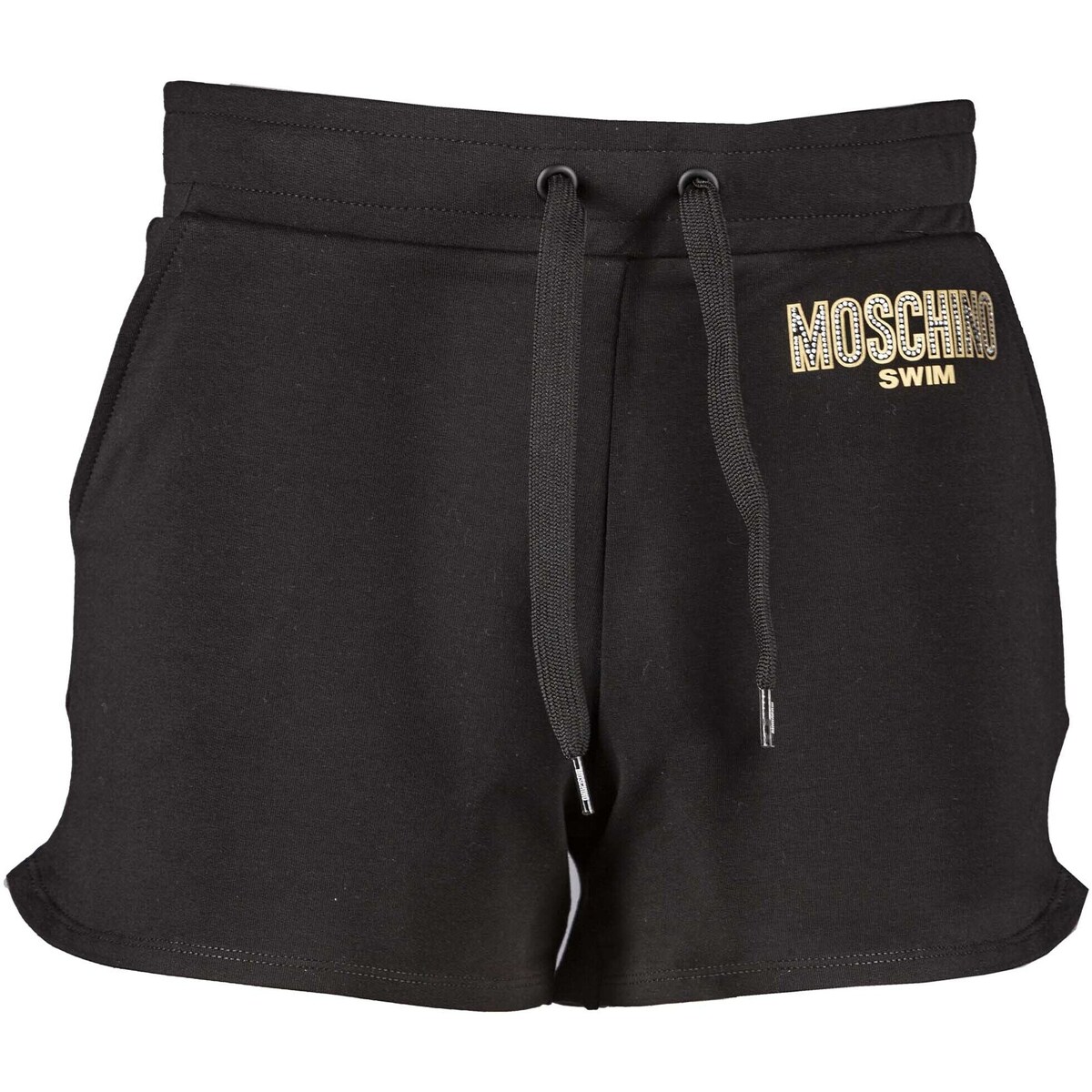 Vêtements Femme embroidered-logo bermuda shorts Bianco Pantaloni Corti  Beach Pants for Noir
