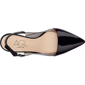 Agl crystal ide sandals Noir