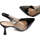 Chaussures Femme Sandales sport Agl crystal ide sandals Noir