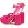 Chaussures Femme Sandales sport Agl sista zebry sandals Rose