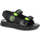 Chaussures Garçon Sandales sport Crosby black casual open sandals Noir