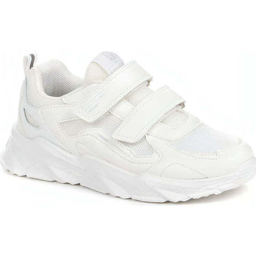 Chaussures Fille Baskets basses Crosby white casual closed sport shoe Blanc
