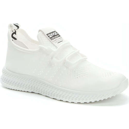 Chaussures Femme Baskets basses Crosby white casual closed sport shoe Blanc