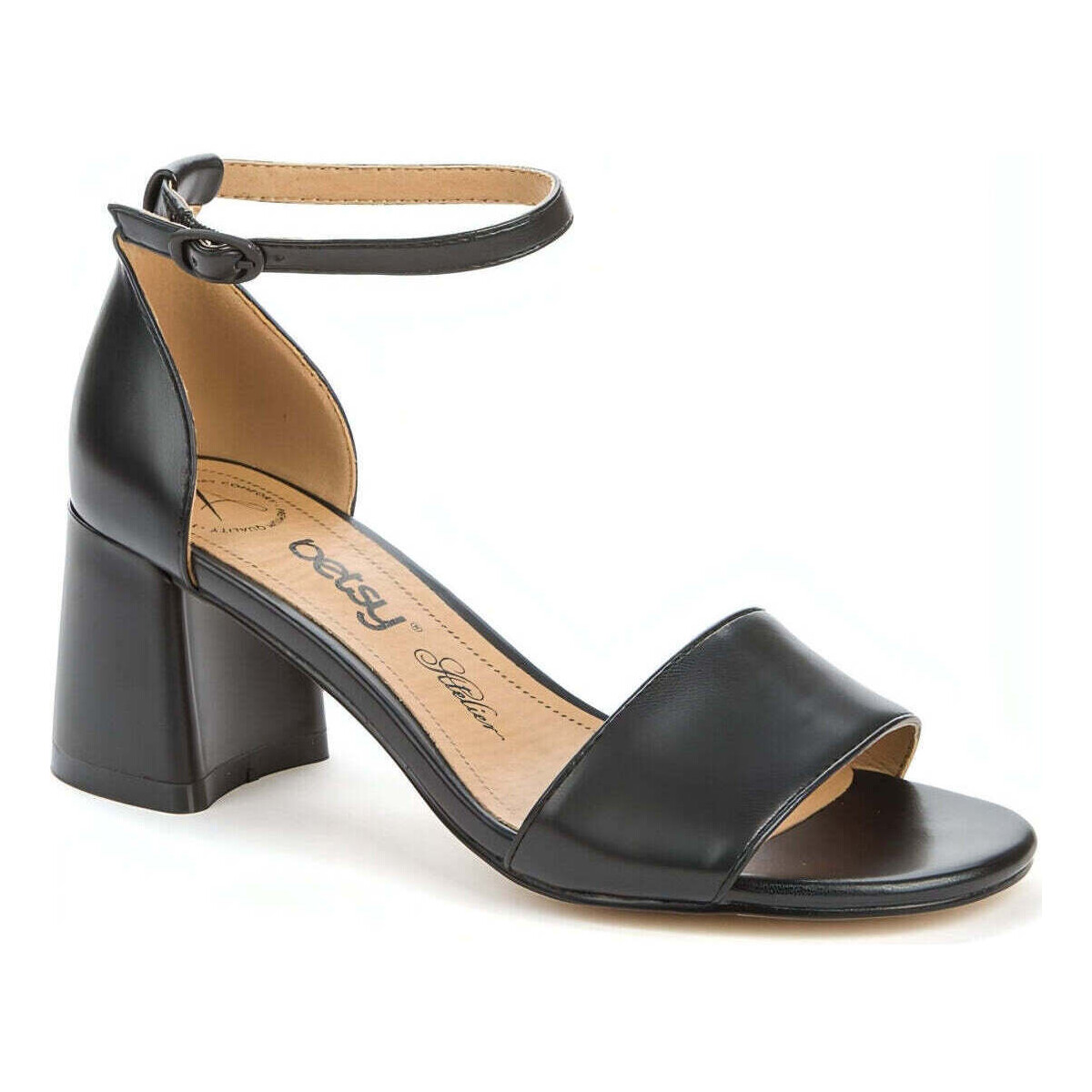 Chaussures Femme Sandales sport Betsy black elegant part-open sandals Noir