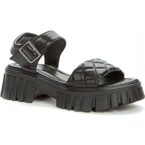 Betsy black casual open sandals Noir - Chaussures Sandale Femme 94,98 €