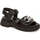Chaussures Fille Sandales sport Betsy black casual open sandals Noir