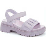 purple casual open sandals