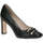 Chaussures Femme Escarpins Caprice black nappa elegant closed pumps Noir