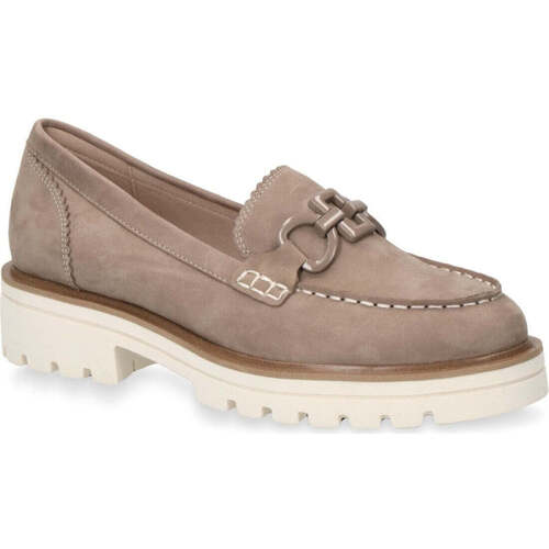 Chaussures Femme Mocassins Caprice mud nubuc casual closed loafers Marron