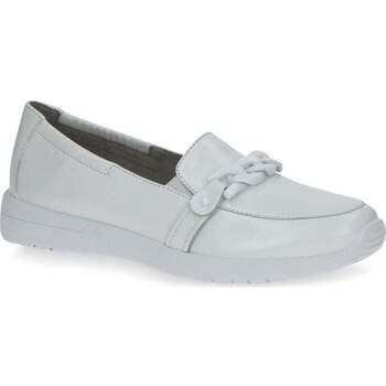 Chaussures Femme Mocassins Caprice white nappa casual closed loafers Blanc