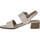 Chaussures Femme Sandales sport Caprice cream perlato elegant open sandals Beige