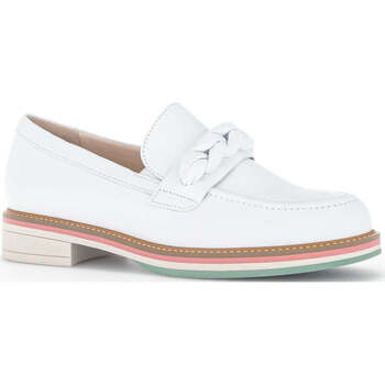 Chaussures Femme Mocassins Gabor weiss casual closed loafers Blanc