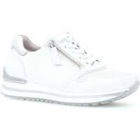 Chaussures Femme Baskets basses Gabor weiss, silber(perf) casual closed sport shoe Blanc