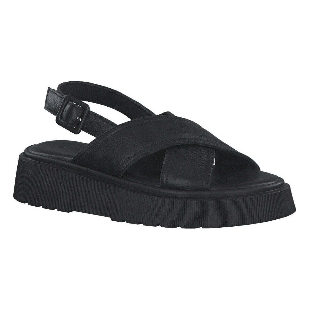Chaussures Femme Sandales sport S.Oliver black casual open sandals Noir