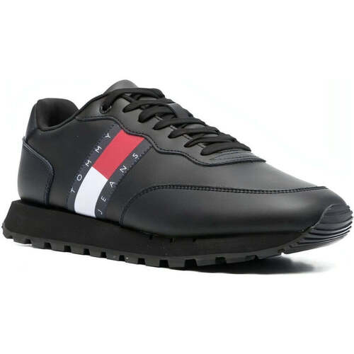 Chaussures Homme Baskets basses slides Tommy Jeans jeans ess trainers Noir