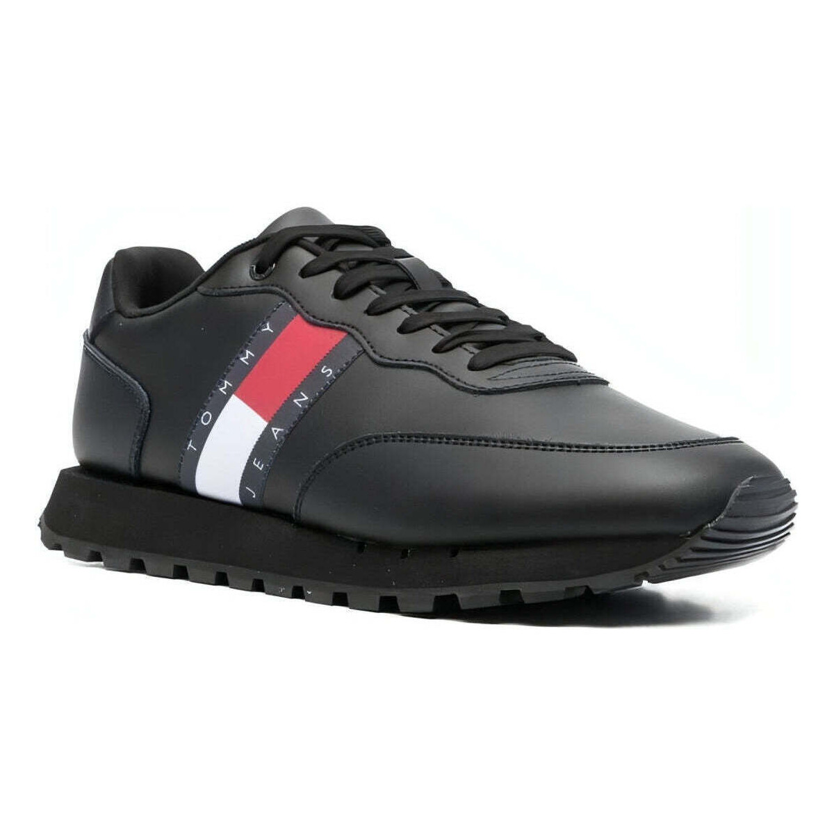 Chaussures Homme Baskets basses Tommy Jeans jeans ess trainers Noir